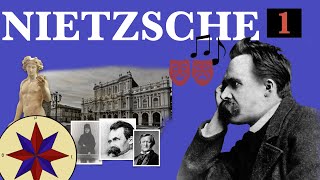 Nietzsche 1  Quién fue y filosofía de juventud  El Nacimiento de la Tragedia [upl. by Ayot486]