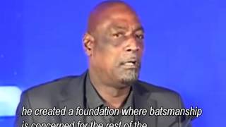 Sir Viv Richards speaks of Sachin Tendulkar [upl. by Droffilc]