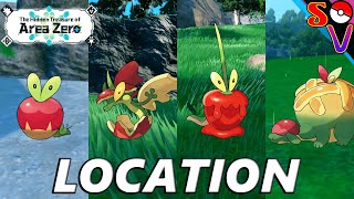 How to catch Applin Flapple Appletun and Dipplin in Pokémon Scarlet and Violet The Teal Mask [upl. by Webb677]