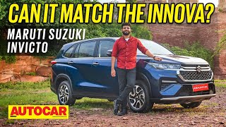 2023 Maruti Suzuki Invicto review  Innova with a twist  First Drive  Autocar India [upl. by Bil]