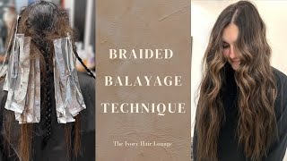 Braided Balayage The Ultimate LivedIn Color Technique [upl. by Genesia]