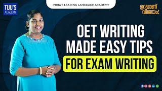 OET WRITING MADE EASY TIPS FOR EXAM WRITING [upl. by Aramot]