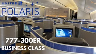 The quotBestquot United Polaris Business Class Seat  Boeing 777300ER Review [upl. by March]