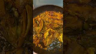 Ilish macher bhuna shortviralvideo food wacth fishcurry thanks [upl. by Herbst701]