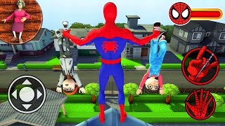 SpiderMan Playing Hard Challenge in Scary Teacher 3D [upl. by Karly]