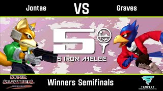 Jontae Fox vs Graves Falco  Melee Winners Semifinals  Five Iron Melee 22 [upl. by Abebi]