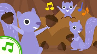 We Love Acorns  Original Kids Song from Treetop Family [upl. by Nireil]