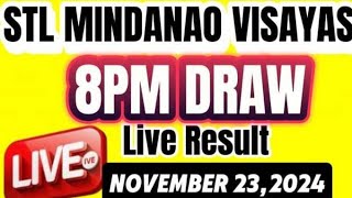 STL MINDANAO VISAYAS RESULTS 8PM DRAW NOVEMBER 232024 [upl. by Herrera]