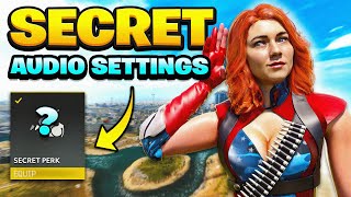 BEST Warzone 3 Audio Settings LOUD Footsteps Using SECRET PERK amp SETTINGS [upl. by Siseneg]