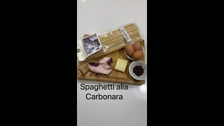 Spaghetti alla Carbonara shorts carbonara [upl. by Aihseyt]