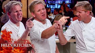 SO MANY Chefs Get Kicked Out  Hells Kitchen Full Service [upl. by Odlavso439]