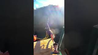 Bungee Jumping With Rope In Beautiful Place  Bungee Jumping ytshorts shorts trendingshorts [upl. by Marina]