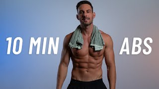 10 MIN INTENSE ABS  No Equipment Home Workout [upl. by Ppik]