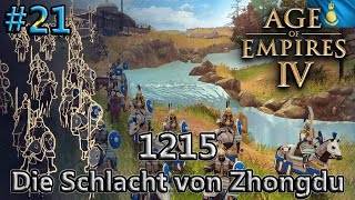 Die Schlacht von Zhongdu 1215  Das Mongolische Reich  Age of Empires IV 21 Deutsch [upl. by Hirsh287]