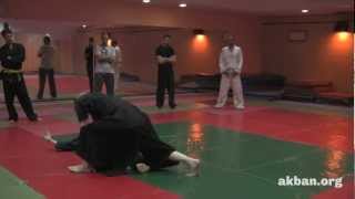 How to do Ko Uchi Gari in Randori  Ninjutsu training AKBAN [upl. by Assennev]