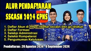 ALUR PENDAFTARAN SSCASN 2024 CPNS [upl. by Polik230]