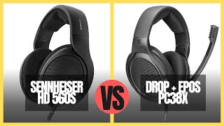 Sennheiser HD 560S vs Drop  EPOS PC38X Sound Demo [upl. by Ellienad]