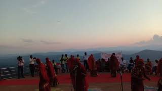 KODAGU DANCE BY COORG GIRLS KODAGU TRADITIONAL DANCE AT FLOWER SHOW OF RAJAS SEAT MADIKERI [upl. by Gnihc]