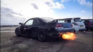 600hp Nissan Skyline R33 GTSt Turbo amp External Wastegate Sounds [upl. by Colb]