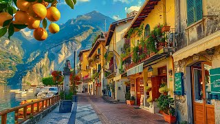 LIMONE SUL GARDA  THE MOST PRETTY PLACES IN THE WORLD  LAKE GARDA  ITALY 4K HDR [upl. by Dreher835]