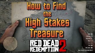 RDR2  How to find the High Stakes Treasure [upl. by Annemarie]