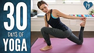 Day 14  Mindful Hatha Yoga Workout  30 Days of Yoga [upl. by Sunderland504]