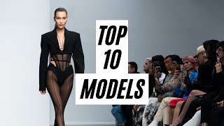 Top 10 Models Most Opened Shows  SpringSummer 2020 [upl. by Atinod]