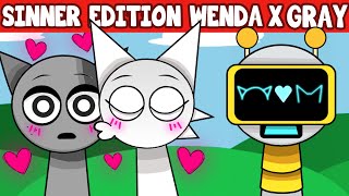 Incredibox Sprunki Sinner Edition But With WenDa x Gray Kiss  All Reactions [upl. by Stortz]