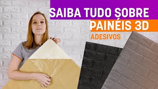 Painel 3D Autoadesivo  Saiba tudo antes de comprar [upl. by Lorelie]