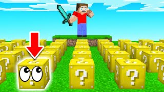 We Played LUCKY BLOCK PROP HUNT Minecraft [upl. by Agna]