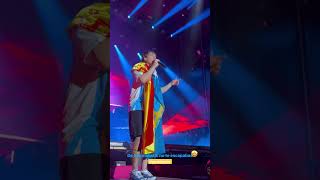 Paulo Londra cantando quotAdán y Evaquot en el Boombastic Asturias🔥 paulolondra shorts [upl. by Ashti]