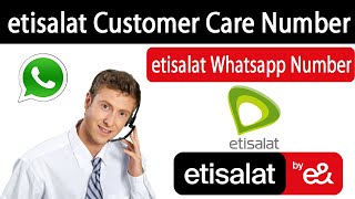 etisalat Customer Care whatsapp Number  etisalat Customer Care Number  etisalat Helpline Number [upl. by Anrym377]