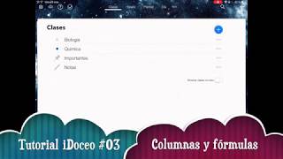 Tutorial iDoceo 03 Columnas de notas [upl. by Kenric]