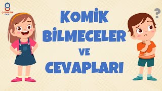 KOMİK BİLMECELER VE CEVAPLARI [upl. by Jerz]