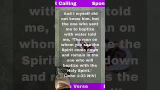 Baptism is the seal and signature of the Holy Spirit in your life bible [upl. by Nylarak]