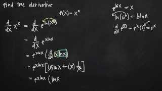 Derivative of xx KristaKingMath [upl. by Ajile]