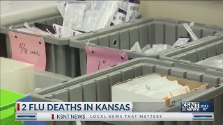 First flu deaths reported in Kansas [upl. by Alithea]