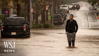 Hundreds of Thousands in California Without Power After Flash Floods High Winds  WSJ News [upl. by Anina567]