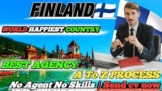 Jobs In Finland 2024  Finland Work Permit  Finland Visa For Indian Online Process finland europe [upl. by Nuhs815]