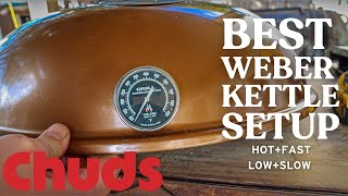 The Best Weber Kettle Setup  Chuds BBQ [upl. by Ettezil]