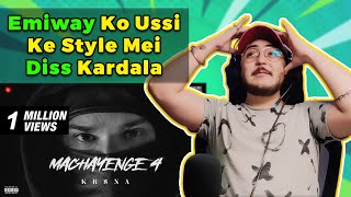 KRNA  Machayenge 4 Disstrack  Reaction  Commentary  Review [upl. by Ayeki583]