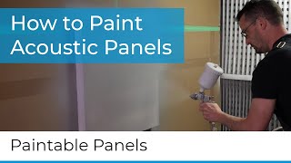 How to paint Primacoustic Paintables™ [upl. by Dnalor557]