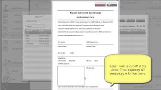 32 Reprint PCI Compliant credit card authorization form CenPOS training [upl. by Laaspere801]