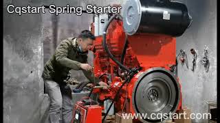 Cqstart Spring Starter  Mechanical Starting for Diesel Engine [upl. by Nicolea767]