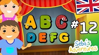 Canzone alfabeto in inglese per bambini imparare alfabeto inglese con canzone ABC Lezione 12 [upl. by Ioj]