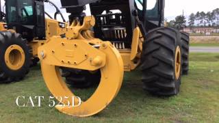 CAT 525D Skidder [upl. by Cianca]