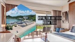 Royalton Antigua  Room Tour  Luxury Junior Suite with Bay View [upl. by Alleda]