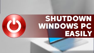 How to shutdown windows PC easily shutdown [upl. by Ardnosal925]