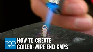 How To Create CoiledWire End Caps [upl. by Aleirbag]