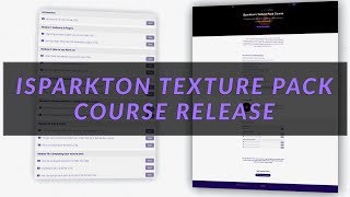 iSparktons Official Texture Pack Course Release [upl. by Rauch619]